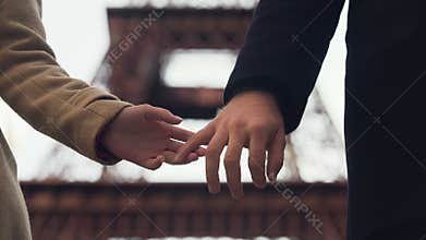 Girl making decision to break up with her boyfriend, relationship at distance