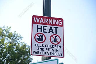 Hot Car Heat Warning