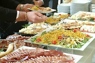 Catering food