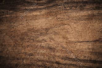 Old grunge dark textured wooden background,The surface of the old brown wood texture,top view brown wood paneling