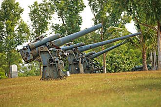 Battery guns on Corregidor Island