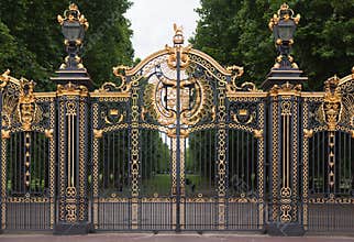 Buckingham Palace Gate London England