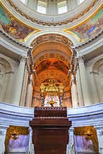 Napoleon Tomb Dome Church Altar Cross Les Invalides Paris France