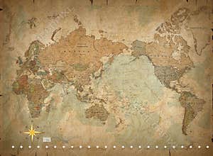 Antique world map
