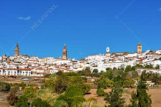Jerez de los Caballeros, City at Badajoz, Extremadura in Spain