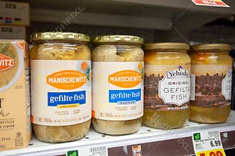 Gifelte fish at store