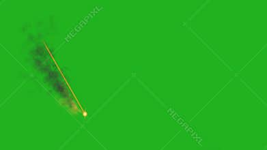 Laser beam cutting green screen motion graphics