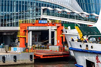 Busy Xuwen Port, Zhanjiang City, Guangdong