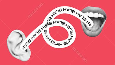 Modern design, contemporary art collage. Inspiration, idea, trendy urban magazine style. 4k. Stop motion and 2D