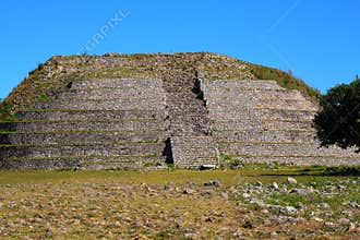 Kinich Kak Moo pyramid, located in Izamal yucatan, Mexico I