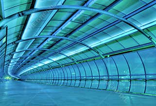 Futuristic tunnel