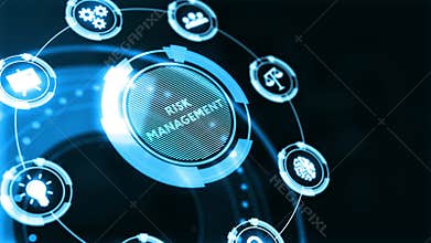 Risk Management and Assessment for Business Investment Concept. Business, Technology, Internet and network concept