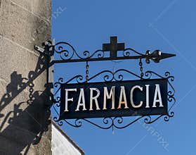 Spanish Pharmacy Sign