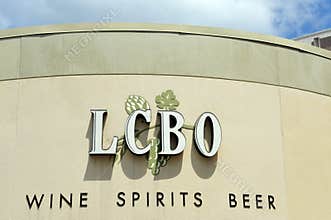 Liquor Control Board of Ontario sign