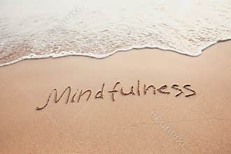 Mindfulness concept, mindful living