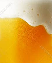 Closeup of beer