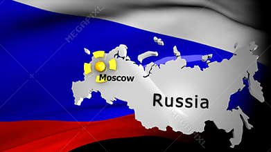 Crisis location map series, Russia.