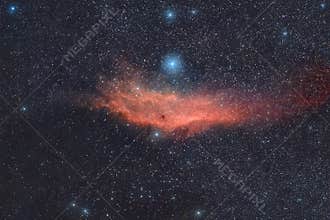 Nebula in Perseus constellation