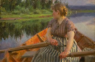 Midnight, 1891 painting by Anders Zorn