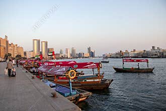 Old part of Dubai city. UAE. Outdoors