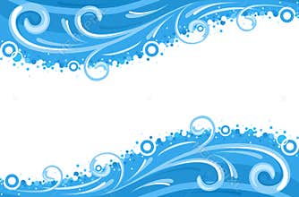Water waves borders