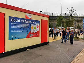 COVID-19 test location in  the Netherlands