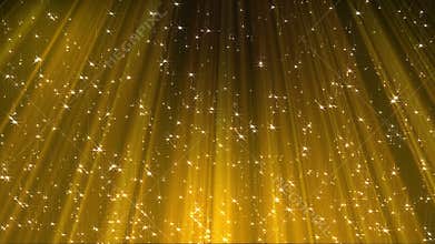 Glitter Gold Particles Loop