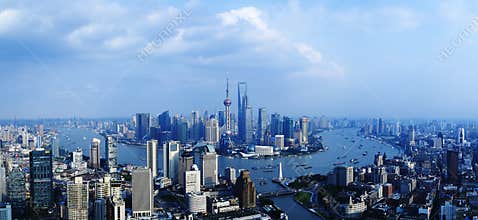 China shanghai panorama