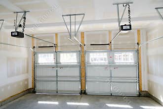 Two car garage interior