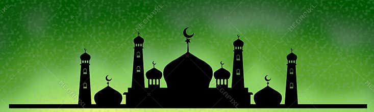 Mosque Illustrations concept background
