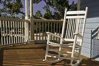 Rocking Chair on Porch