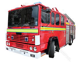 Isolated Fire Engine