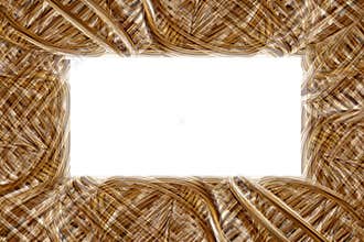 Woven basket frame