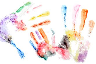Family hands