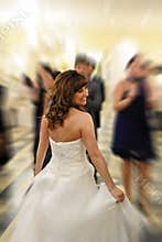 Smiling bride