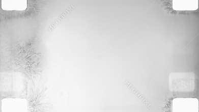 16mm Film Expired and Degraded with Sprocket Holes and Projector Sound