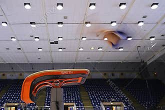 Long exposure photography Artistic Gymnastics - Vault