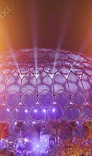 Dubai, UAE - 10.15.2021 EXPO 2020 Al Wasl dome. Event