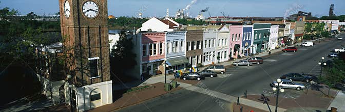 Historic waterfront in the town of Georgetown