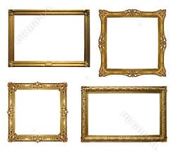 Four old antique frame - set