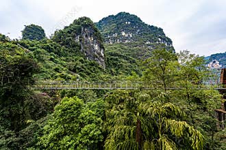 Yangshuo Butterfly Spring Park Scenic Spot in Guilin, Guangxi