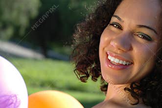 Gorgeous closeup of an girl