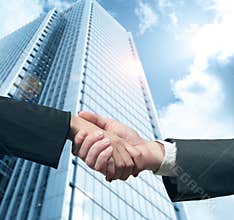 Business handshake