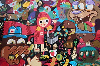 Fairytale street art