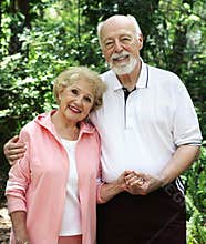 Senior Couple Holding Hands