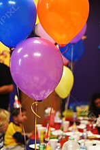 Birthday party balloons