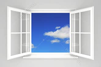 Open window