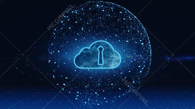 Digital data network connections cloud computing and global communication. 5g high-speed connection data analysis. Technology data