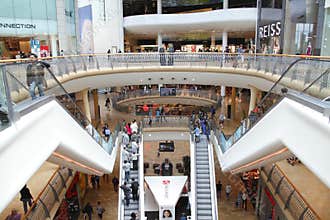 Shopping centre mall
