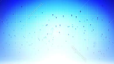 Business Growth And Success Arrows Background Loop
